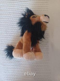 La figurine en céramique Scar du Roi Lion Disney, collectionnable, 5,5 x 3,5 pouces, DVD et peluche.