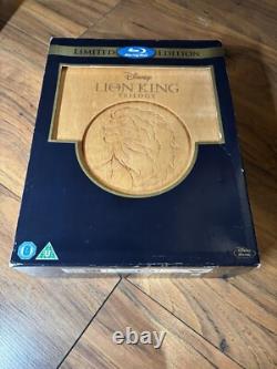 La trilogie Le Roi Lion en coffret en bois Blu-ray