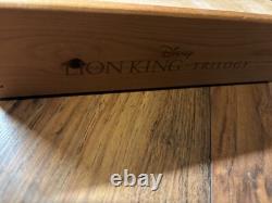 La trilogie Le Roi Lion en coffret en bois Blu-ray