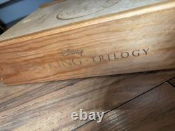 La trilogie Le Roi Lion en coffret en bois Blu-ray