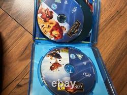 La trilogie Le Roi Lion en coffret en bois Blu-ray