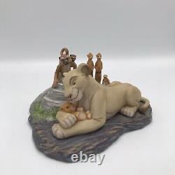Le Disney Store Lion King Sarabi & Baby Simba Porcelaine Figurine En Céramique Rare