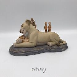 Le Disney Store Lion King Sarabi & Baby Simba Porcelaine Figurine En Céramique Rare
