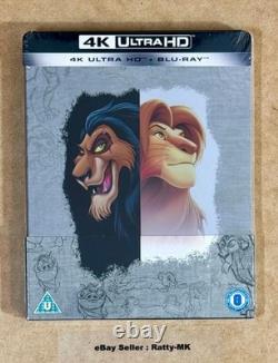 Le Roi Lion (1994 & 2019) Steelbooks 4K + Blu-ray exclusifs au Royaume-Uni, neufs et sous blister