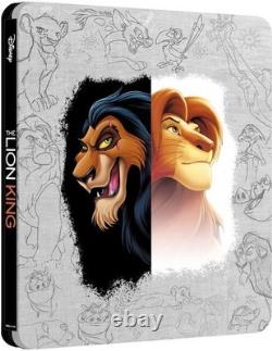 Le Roi Lion (1994 & 2019) Steelbooks 4K + Blu-ray exclusifs au Royaume-Uni, neufs et sous blister