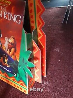 Le Roi Lion 1996 Disney Original Standee Promo Display Vidéo Magasin