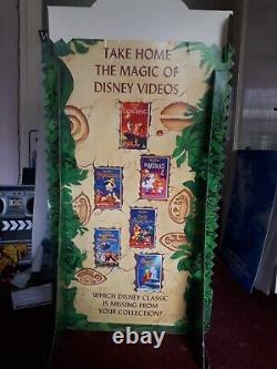 Le Roi Lion 1996 Disney Original Standee Promo Display Vidéo Magasin