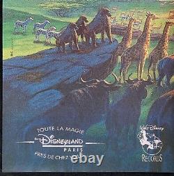 Le Roi Lion Affiche Originale du Grand Film Français de Noël Disney 1994