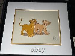 Le Roi Lion Animation Cel Sérigraphie édition limitée, art des studios Walt Disney