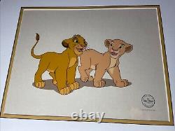 Le Roi Lion Animation Cel Sérigraphie édition limitée, art des studios Walt Disney