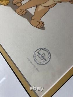 Le Roi Lion Animation Cel Sérigraphie édition limitée, art des studios Walt Disney