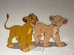 Le Roi Lion Animation Cel Sérigraphie édition limitée, art des studios Walt Disney