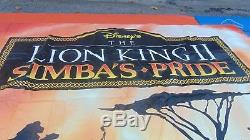 Le Roi Lion, Bannière De La Fierté De Disney Simba, Article De Promotion 10 Pieds Sur 24 Pieds, Rare