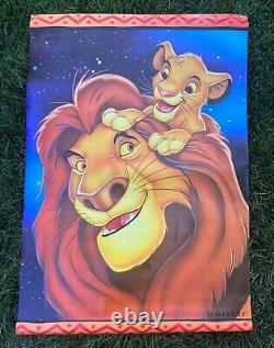 Le Roi Lion - Bannière en vinyle rétro double face Disney 1995