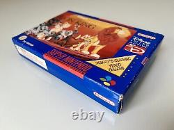 Le Roi Lion Boîte & Complet Pour Super Nintendo Snes V. Rare Classique Bleu Vgc