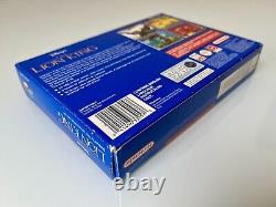 Le Roi Lion Boîte & Complet Pour Super Nintendo Snes V. Rare Classique Bleu Vgc