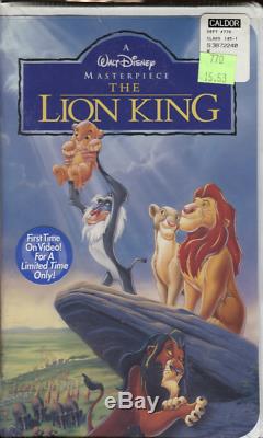 Le Roi Lion De Walt Disney Masterpiece Collection Vhs 2977 Scellés 101819dvhs Rare