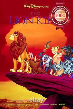 Le Roi Lion Disney Cartoon Classique Film D'art Imprimer L'affiche Premium