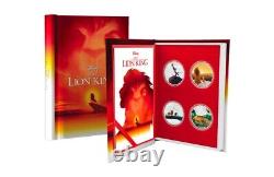Le Roi Lion Disney - Ensemble de 4 pièces d'argent de 1 oz