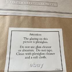 Le Roi Lion Disney Spotlight de Simba Édition Limitée de 5000 Sericel 1997 Encadré 15x16