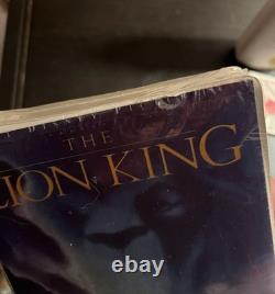 Le Roi Lion Disney VHS Rare Couverture Diamant Noir 1995 Cassette Scellée Lire
