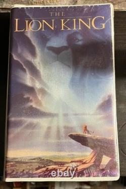 Le Roi Lion Disney VHS Rare Couverture Diamant Noir 1995 Cassette Scellée Lire