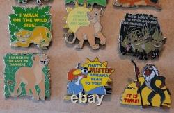 Le Roi Lion : Ensemble de broches COMPLET pour le 25e anniversaire