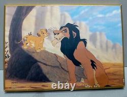 Le Roi Lion, Le Méchant Oncle Scar #26/500 Walt Disney 1994 RARE