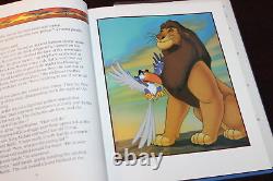 Le Roi Lion Livre Signé Disney 1994 Artistes Marshall Toomey Michael Humphries