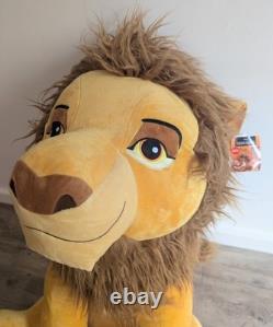 Le Roi Lion Mufasa 30e anniversaire peluche rare de 85 cm neuve avec étiquette