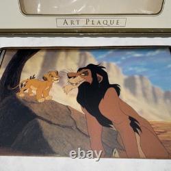 Le Roi Lion Plaque du Mauvais Oncle #26/500 Walt Disney 1994 Rare LE Collectionnable