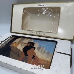 Le Roi Lion Plaque du Mauvais Oncle #26/500 Walt Disney 1994 Rare LE Collectionnable