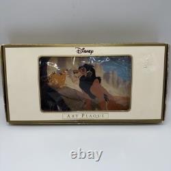 Le Roi Lion Plaque du Mauvais Oncle #26/500 Walt Disney 1994 Rare LE Collectionnable