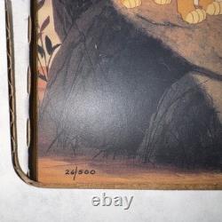 Le Roi Lion Plaque du Mauvais Oncle #26/500 Walt Disney 1994 Rare LE Collectionnable