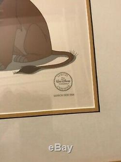 Le Roi Lion Rafiki Et Simba 1994 Sericel Walt Disney Limited Edition