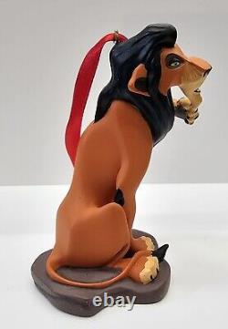 Le Roi Lion Scar Disney Store Exclusive Résine X-Mas Ornament (2011)
