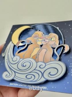 Le Roi Lion Simba et Nala Lune Pin Disney Édition Limitée LE Paris DLP 2025