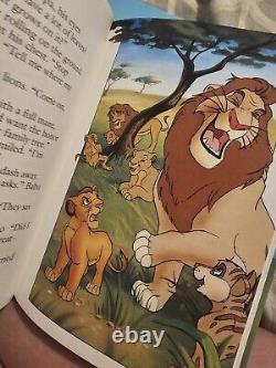 Le Roi Lion - Six Nouvelles Aventures 1994 Coffret Livre Relié Grolier Rare