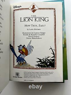 Le Roi Lion Six Nouvelles Aventures 1994 Walt Disney. Coffret de Livres Reliés
