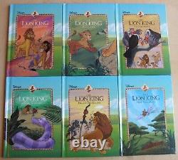 Le Roi Lion Six Nouvelles Aventures (Coffret en carton dur de 6 livres de Grolier Disney 1994)