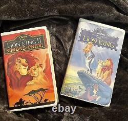 Le Roi Lion VHS (Collection Walt Disney Chef-d'œuvre) & Le Roi Lion II 1994