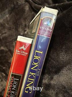 Le Roi Lion VHS (Collection Walt Disney Chef-d'œuvre) & Le Roi Lion II 1994