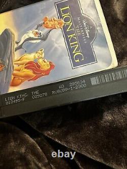 Le Roi Lion VHS (Collection Walt Disney Chef-d'œuvre) & Le Roi Lion II 1994