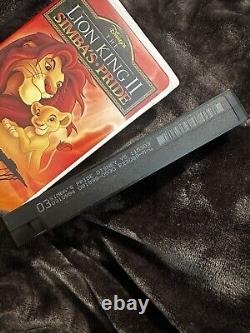 Le Roi Lion VHS (Collection Walt Disney Chef-d'œuvre) & Le Roi Lion II 1994