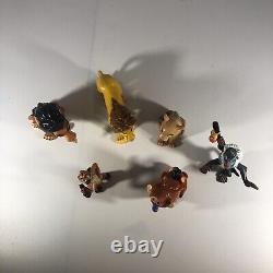 Le Roi Lion de Disney Lot de 6 Figurines Vintage des années 1990 Mufasa Scar Pumbaa Timon