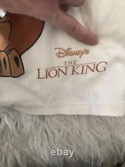 Le Roi Lion des années 90 Vintage Je suis entouré d'idiots Gros imprimé AOP Scar Disney Tee MM