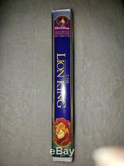 Le Walt Disney Le Roi Lion Masterpiece Collection Vhs # 2977 Rare Shell Clam