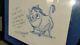 Le Croquis De Pumbaa Du Roi Lion De Disney, Signé Par L'artiste Tony Bancroft