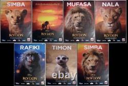 Les affiches de personnages de l'abribus du film Le Roi Lion de Disney Original
