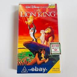 Les classiques de Walt Disney Le Roi Lion VHS scellé RARE Vintage